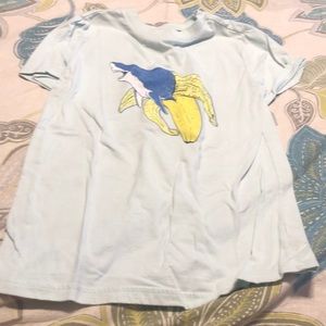 Cat and Jack short sleeve tee with shark banana